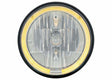 78-80 C10 Euro Crystal Headlight-7" w/ Led Aux Light-Halo EHL80HLAMBER