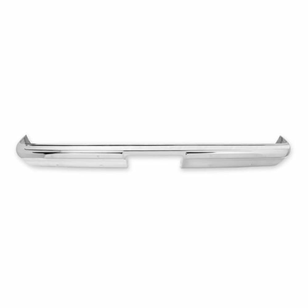 81-87 C/K Series Fleetside Rear Bumper-w/o Impact Strip Holes-Chrome 04-121 steel chrome