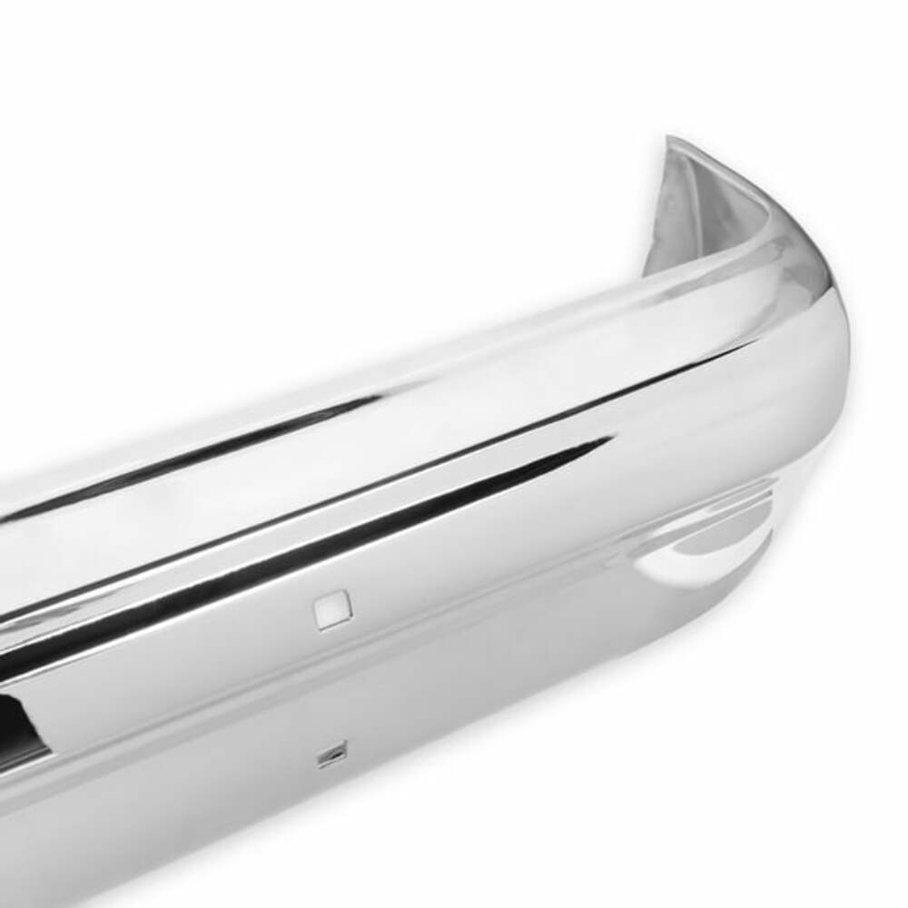 81-87 C/K Series Fleetside Rear Bumper-w/o Impact Strip Holes-Chrome 04-121 steel chrome