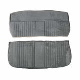 81-87 C/K Series Pickup Seat Upholstery-Deluxe Pleat-Grey/Charcoal 05-324