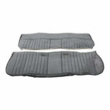81-87 C/K Series Pickup Seat Upholstery-Deluxe Pleat-Grey/Charcoal 05-324