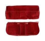 81-87 C/K Series Pickup Seat Upholstery-Deluxe Pleat-Maroon/Burgundy 05-321