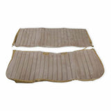 81-87 C/K Series Pickup Seat Upholstery-Full Pleat Cloth/Vinyl-Tan 05-298