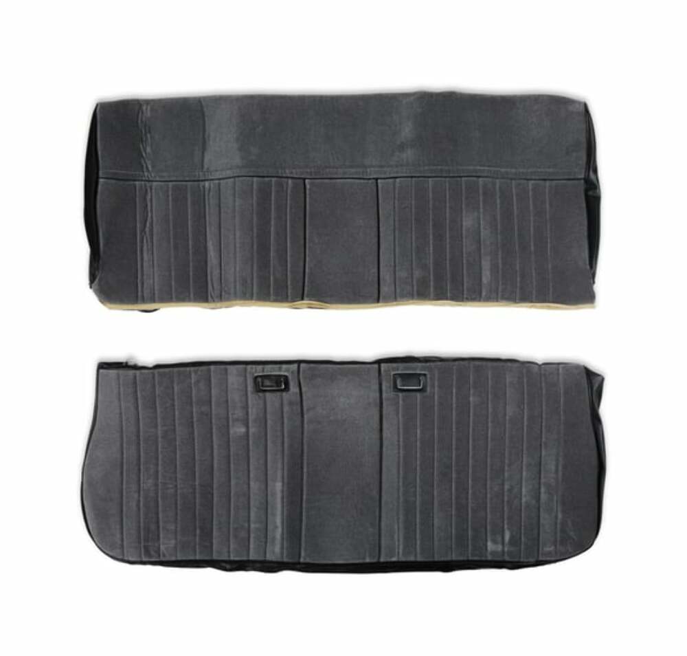 81-87 C/K Series Pickup Seat Upholstery Kit-Deluxe Pleat-Black 05-320