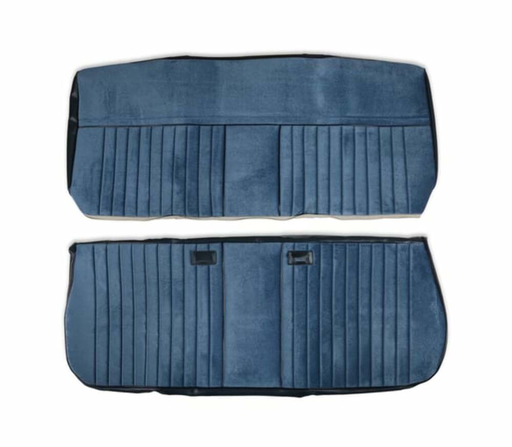 81-87 C/K Series Pickup Seat Upholstery Kit-Deluxe Pleat Cloth-Navy 05-322
