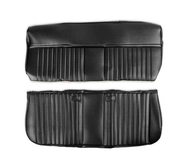 81-87 C/K Series Pickup Seat Upholstery Kit-Deluxe Pleat Vinyl-Black 05-315