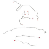 t Fits 82-83 Camaro; 2.5L/4 cyl or 2.8L/6 cyl, Drum; Complete Brake Line-CBK0244OM Fine Lines