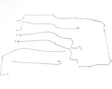 t Fits 84-85 Camaro 2.5L non-Borg Warner HD Axle Complete Brake Line Kit-CBK0246SS Fine Lines