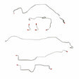 Complete Brake Line Kit for 84-85 Camaro 5.0L/8 cyl non-Borg Warner HD Axle CompleteBrakeLine steel