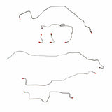 Complete Brake Line Kit for 84-85 Camaro 5.0L/8 cyl non-Borg Warner HD Axle CompleteBrakeLine steel