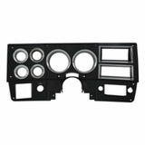 84-87 Trucks Instrument Cluster Bezel-w/ A/C-Black/Chrome 05-218