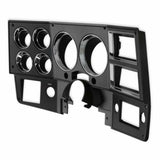 84-87 Trucks Instrument Cluster Bezel-w/ A/C-Black/Chrome 05-218