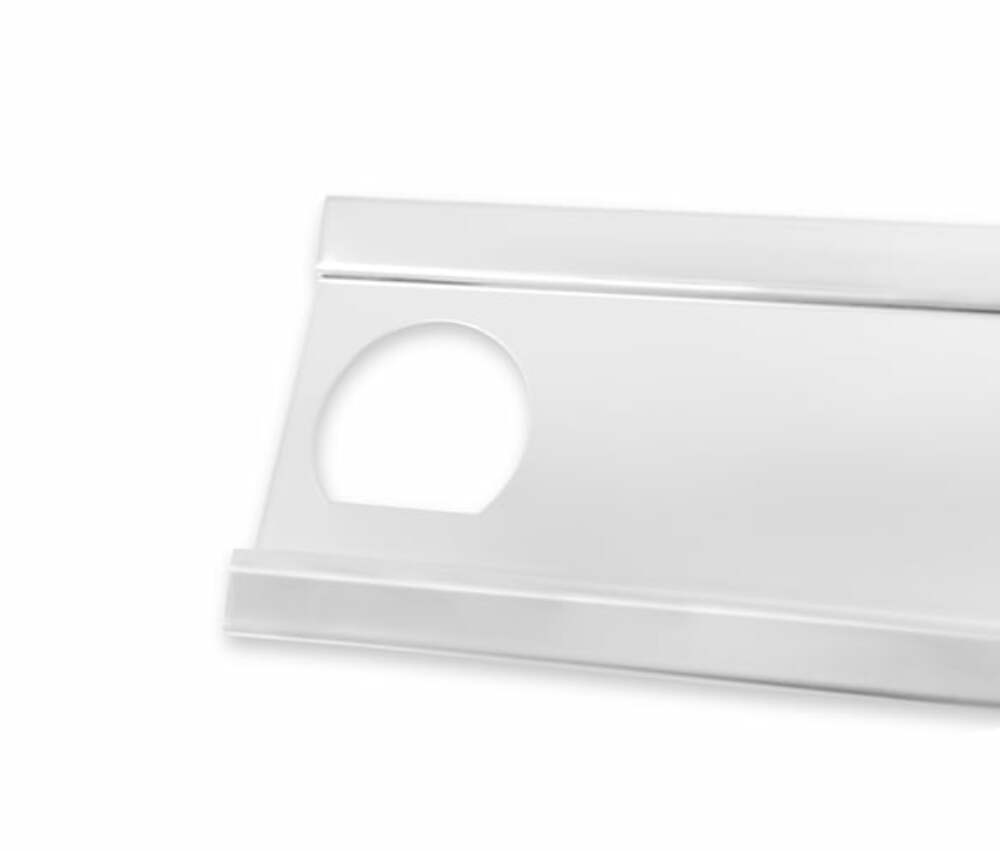 85-87 C/K Series Trucks Center Grille Molding For Dual Headlight-Rh 06-119 aluminum