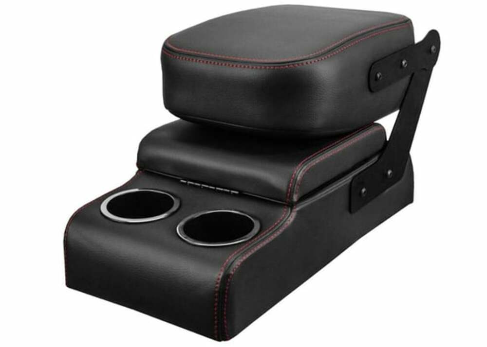 t Fits 87 Blazer Custom Console-Black w/Blue Stitching-Buddy Console QCCB087BLUE Brothers Trucks