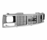 t Fits 88-93 Gmt400 Series Pickup Gmt400 Gmc Grille-Single Headlight-Silver 04-367 Brothers Trucks