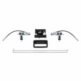 88-98 Chevy Silverado GMC Sierra OBS Chevy truck truck Series Fleetside Pickup Tailgate Component Set-Black 04-447 steel