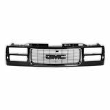 94-98 Chevy Silverado GMC Sierra OBS Chevy truck truck Series Pickup Grille-Composite Headlights-Black/Chrome 04-476 for GMC