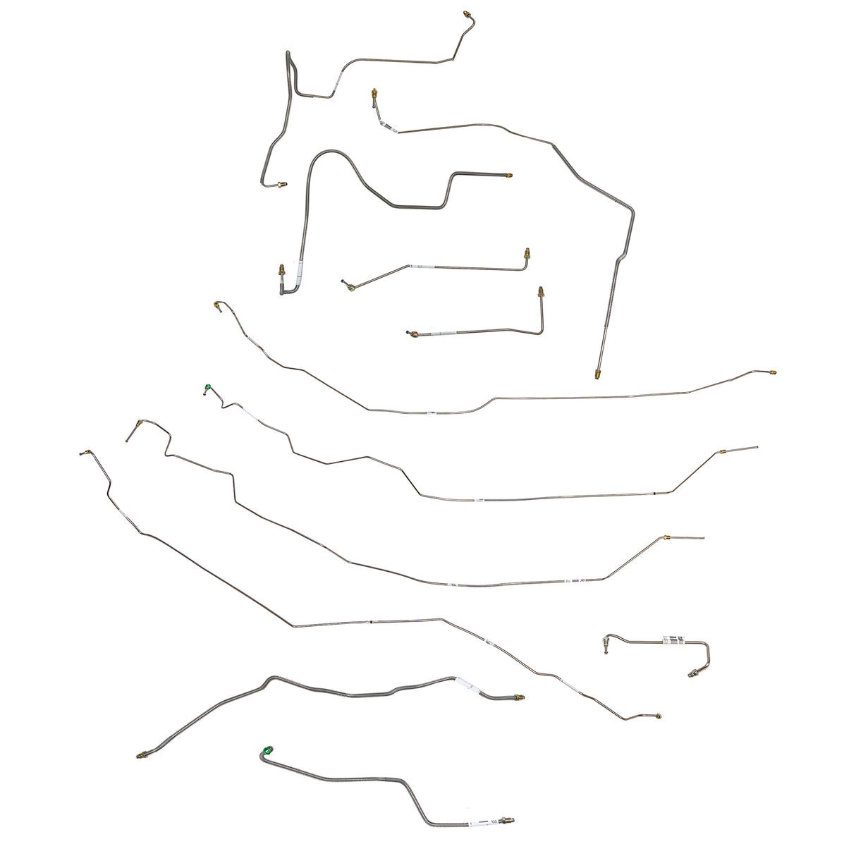 t Fits 95-97 Camaro, Traction Control; Complete Brake Line Kit; Steel-CBK0252OM Fine Lines