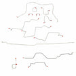 t Fits 98-01 Dodge Ram 2500 4wd AWABS Quad Cab/Long Bed CompleteBrakeLine-FL919266 Fine Lines