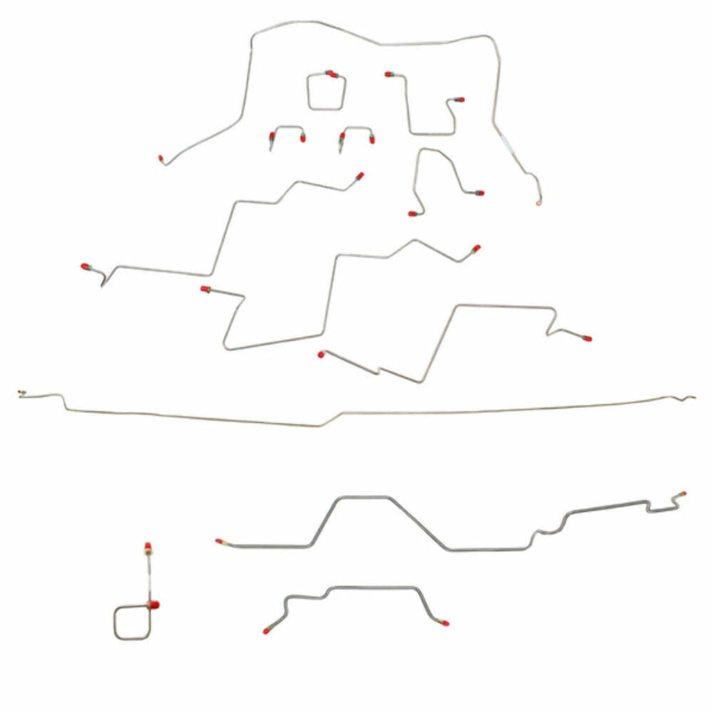 t Fits 98-01 Dodge Ram 2500 4wd AWABS Quad Cab/Long Bed CompleteBrakeLine-FL919266 Fine Lines