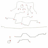 t Fits 98-01 Dodge Ram 2500 4wd AWABS Quad Cab/Long Bed CompleteBrakeLine-FL919266 Fine Lines