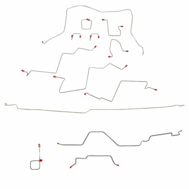 t Fits 98-01 Dodge Ram 2500 4wd AWABS Quad Cab/Long Bed CompleteBrakeLine-FL919266 Fine Lines