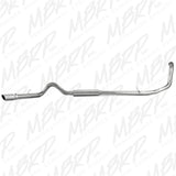 MBRP turbo-back exhaust system fits Ford F-350 single side exit Armor Plus Series T409 stainless steel S6200409