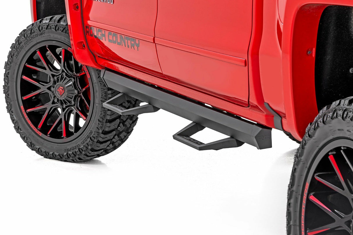 Fits Chevy 1500 (07-18 &Classic) SRL2 Adj Aluminum Step Crew Cab 11018