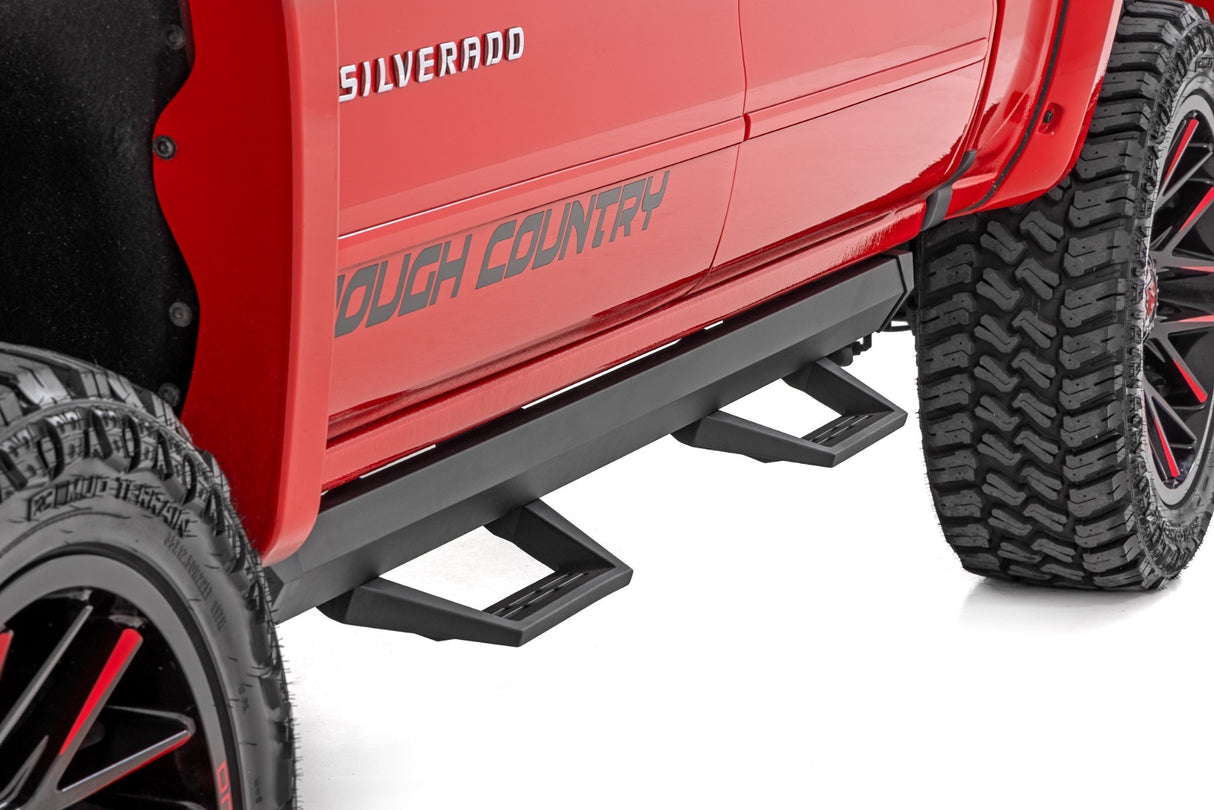 Fits Chevy 1500 (07-18 &Classic) SRL2 Adj Aluminum Step Crew Cab 11018
