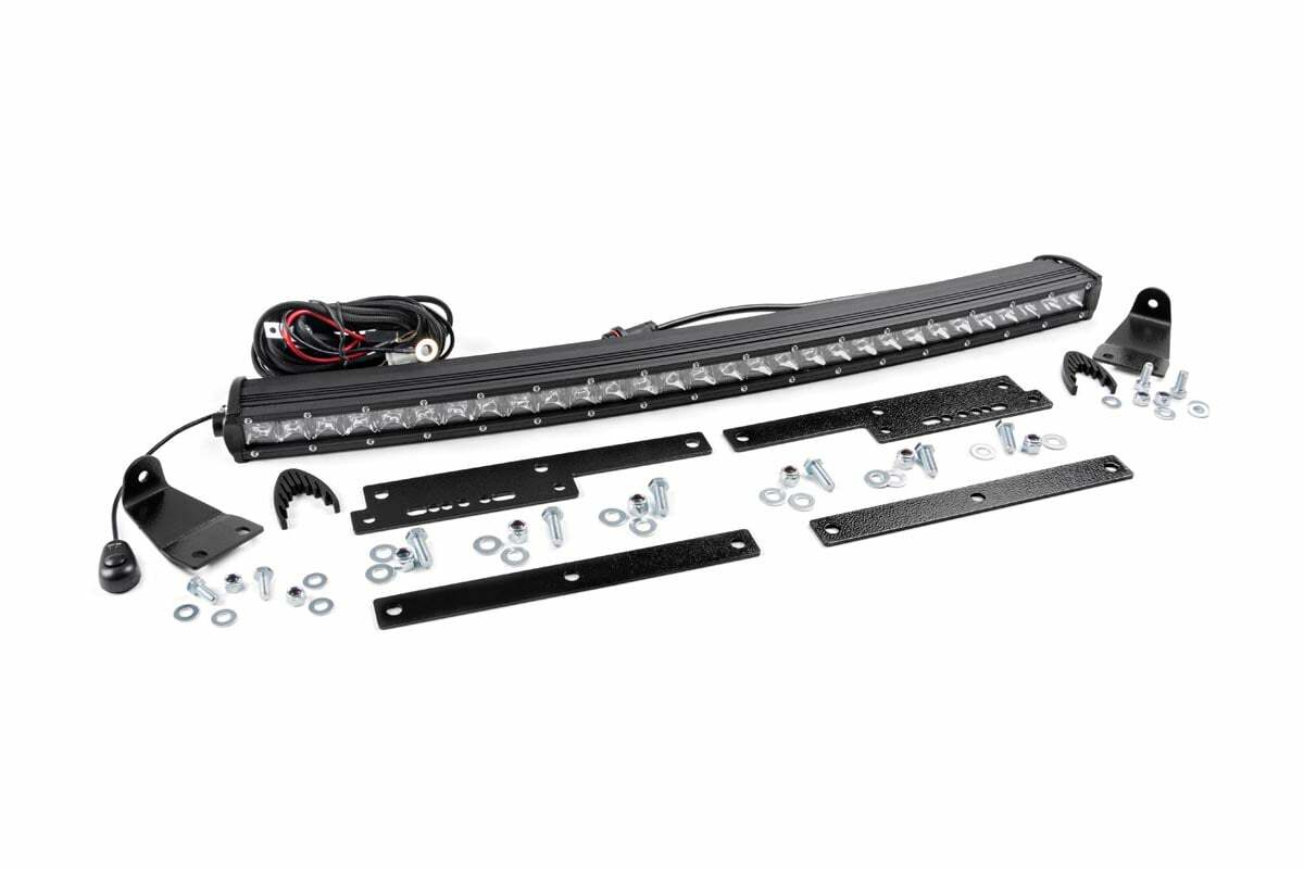 Fits Chevy 1500(14-18 &Classic) LED Light Behind Grille Mount 30" Chrome 70625