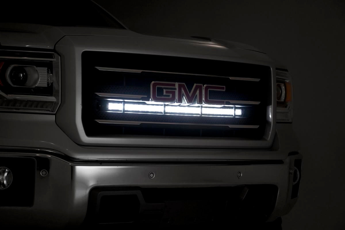 Fits Chevy 1500(14-18 &Classic) LED Light Behind Grille Mount 30" Chrome 70625