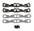 Hooker Fits Chevy 262-400ci, Flange Kit 11622HKR polished stainless steel