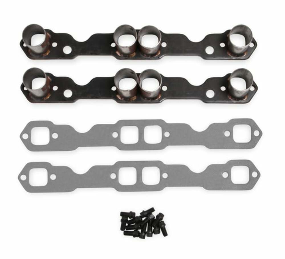 Hooker Fits Chevy 262-400ci, Flange Kit 11622HKR polished stainless steel