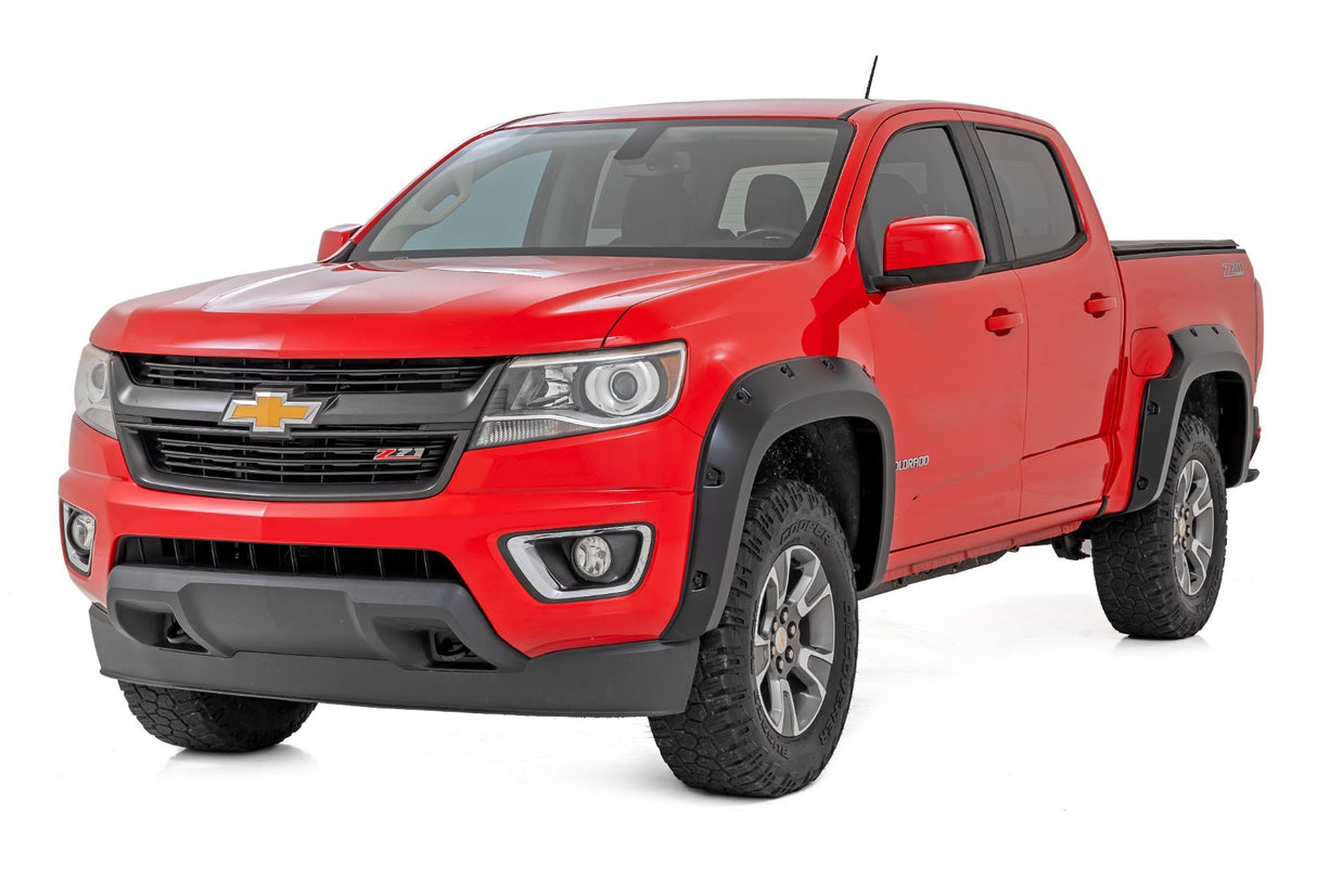 Fits Chevy Colorado(2015-2022) Pocket Fender Flares GAN Silver Ice F-C11511A-GAN