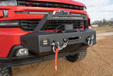 Fits Chevy Silverado 1500 2WD/4WD (2019-2022) EXO Winch Mount Kit; 10765