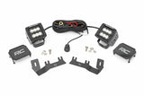 Fits Chevy/GMC 1500 (14-18 & Classic) LED Ditch Light Kit 2in Black Pair  71053