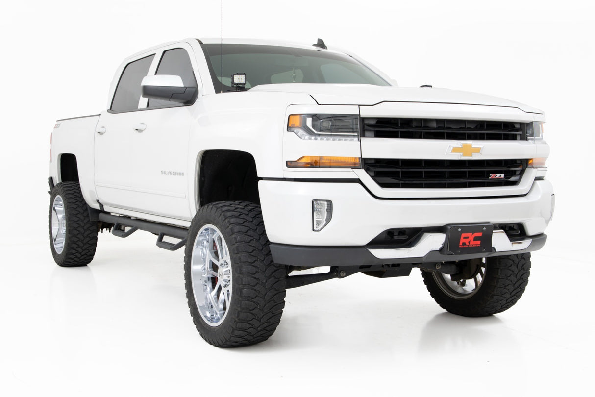 Fits Chevy/GMC 1500 (14-18 & Classic) LED Ditch Light Kit 2in Black Pair  71053