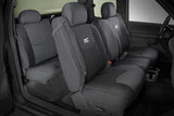 Fits Chevy/GMC 1500 (99-06 & Classic) Rear Seat Covers; Full Bench; 91014