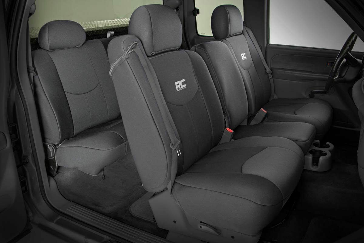 Fits Chevy/GMC 1500 (99-06 & Classic) Seat Covers; Front 40/40/20; 91013