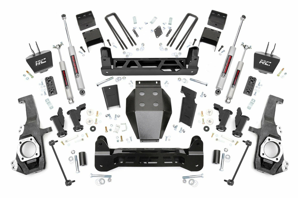 Fits Chevy/GMC 2500HD (20-24) 5 Inch Lift Kit; Torsion Drop; 11030