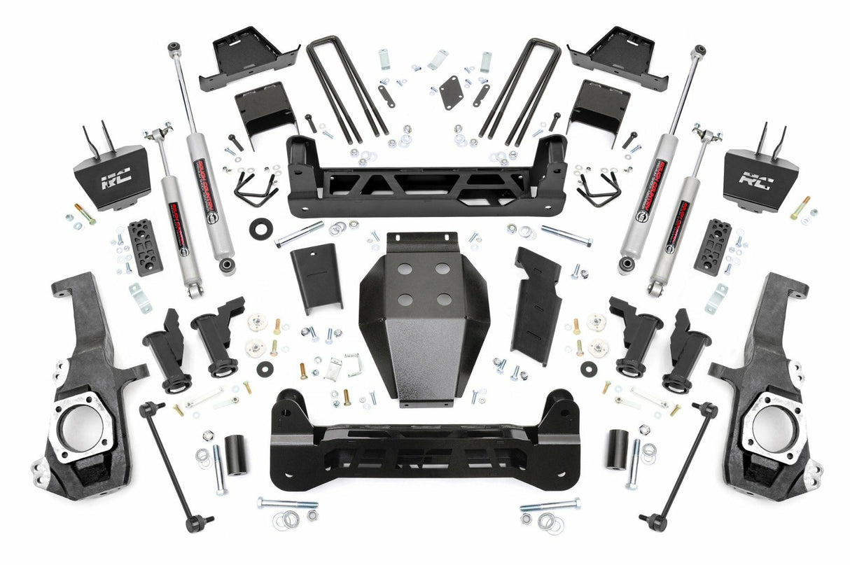 Fits Chevy/GMC 2500HD (20-24) 7 Inch Lift Kit; Torsion Drop; 11730