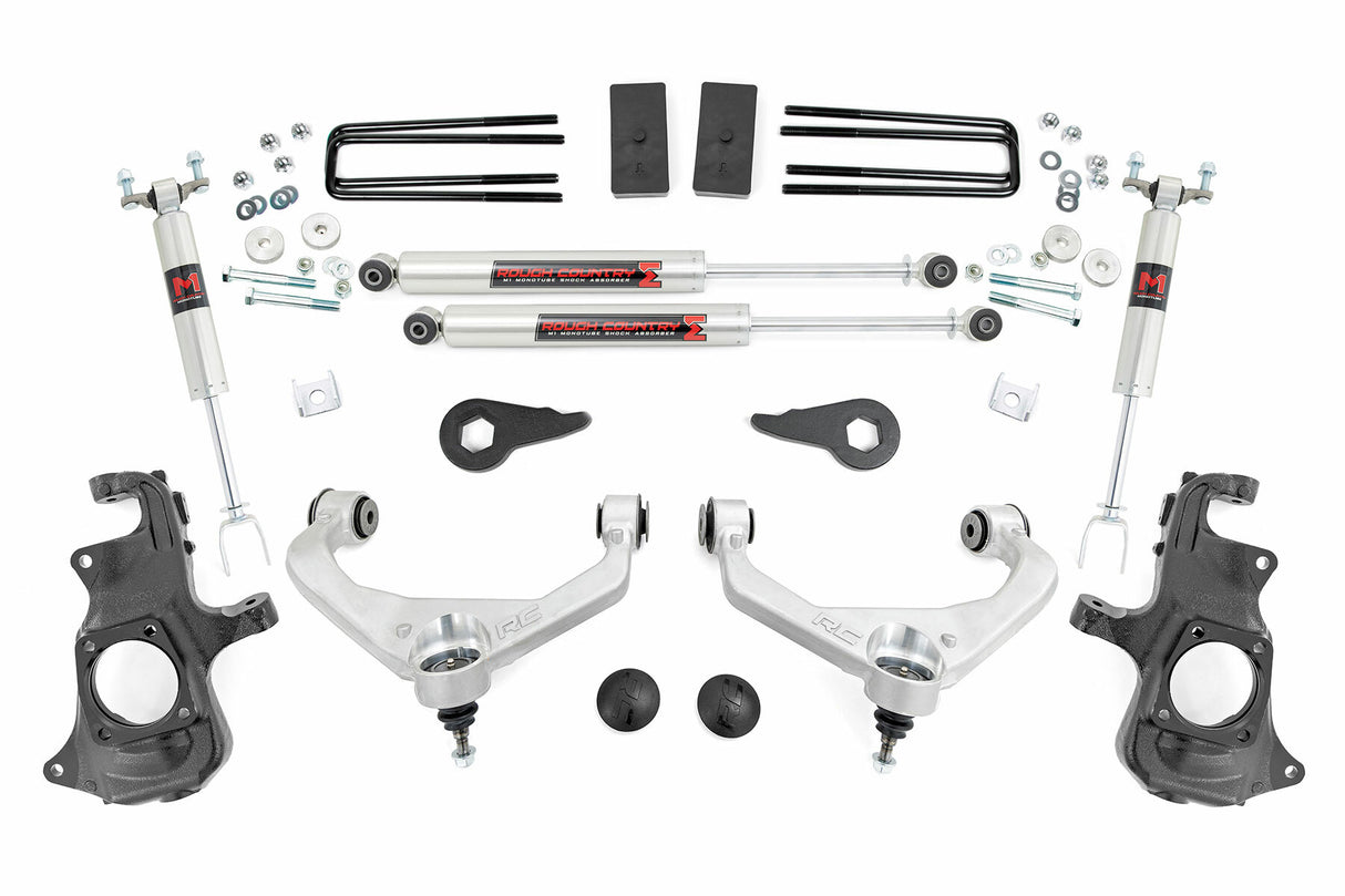V2 monotube shocks for 2011-2019 Chevy Silverado 2500 by Rough Country