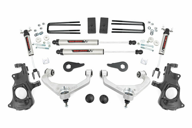 V2 monotube shocks for 2011-2019 Chevy Silverado 2500 by Rough Country