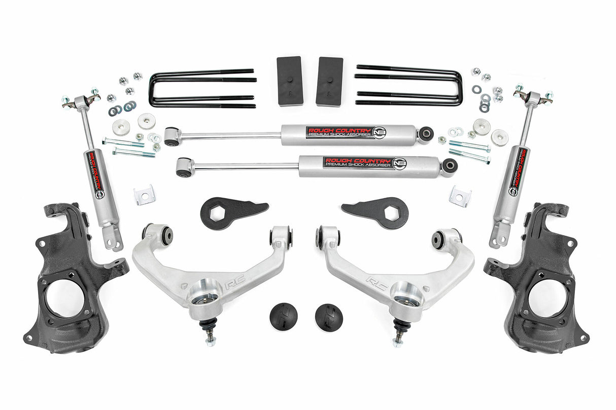 V2 monotube shocks for 2011-2019 Chevy Silverado 2500 by Rough Country