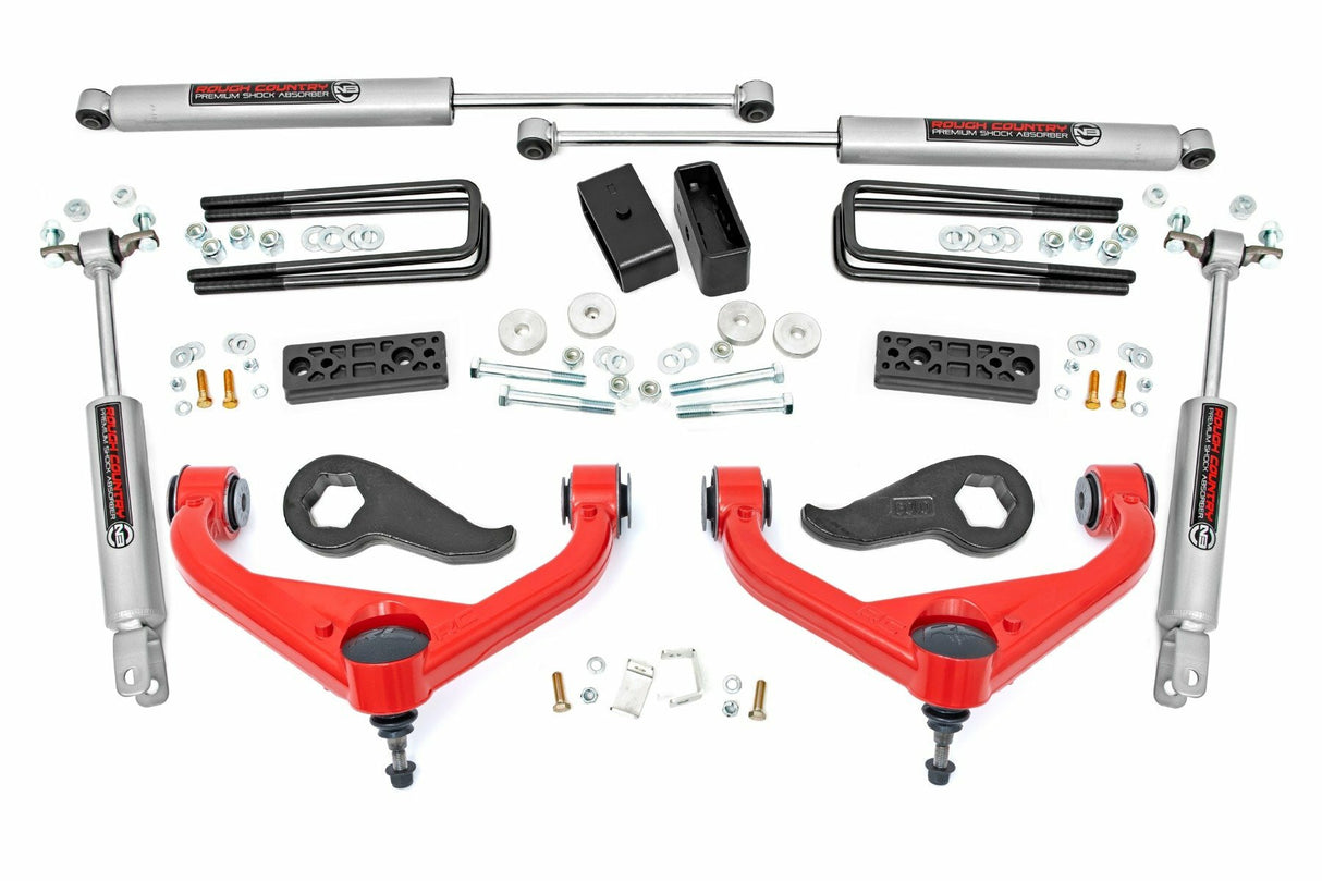 Suspension lift kit for 2023-2024 Chevy Silverado 3500 by Rough Country