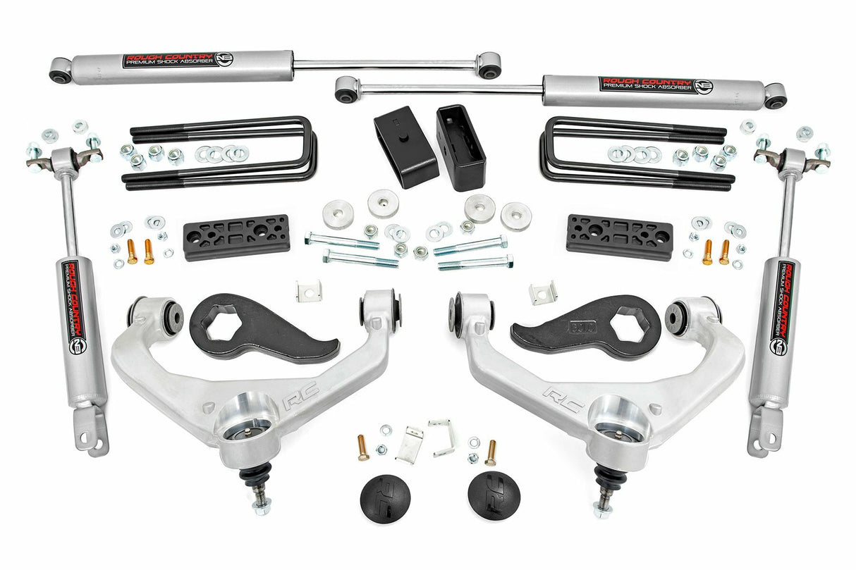 Suspension lift kit for 2020-2024 Chevy Silverado 3500 by Rough Country