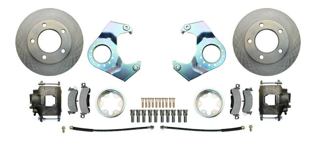 DANA 30, 44, 25, 27 Axle Front Disc Brake Conversion Kit DBK5EDF Brakes MBM