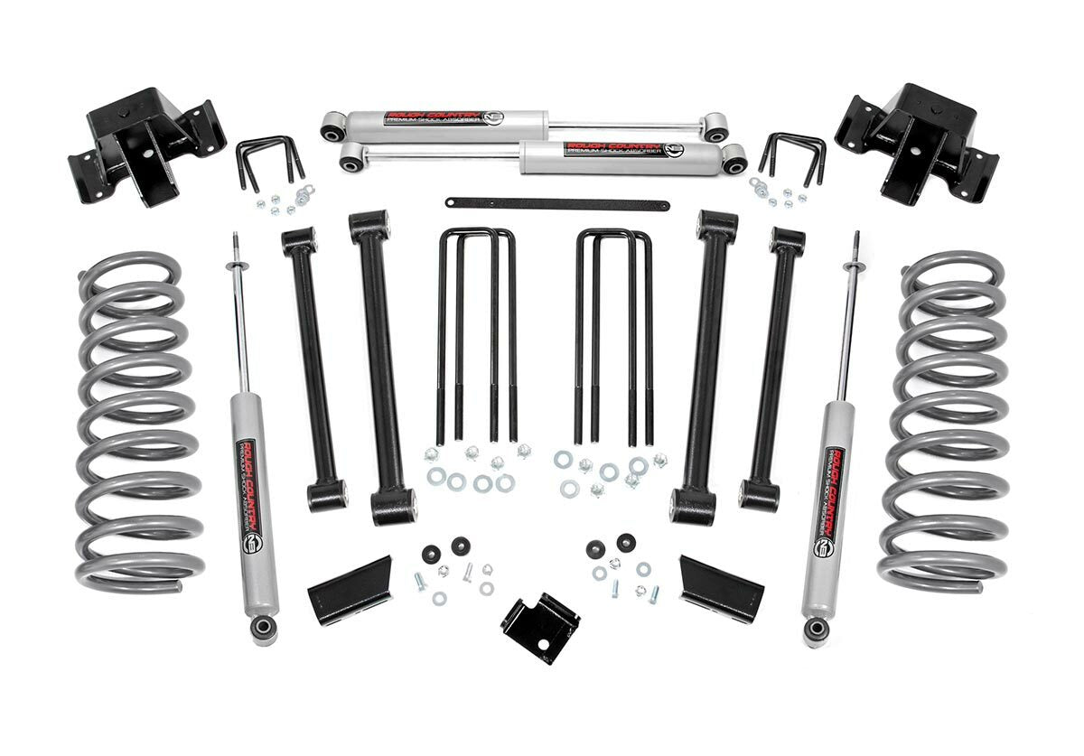 Fits Dodge 2500 4WD (1994-2002) 3 Inch Lift Kit; 351.2
