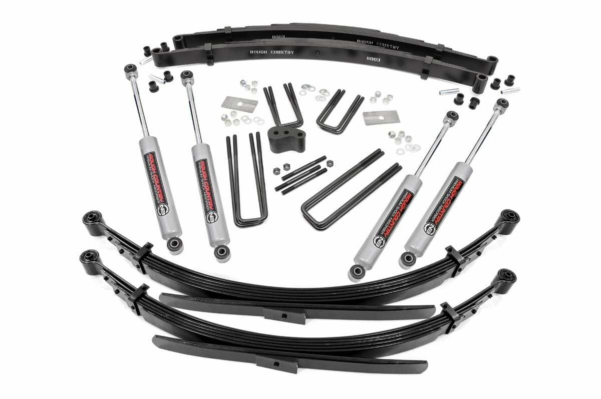 Fits Dodge W100 Truck (86-89)/W200 Truck (78-80) 4" Lift Kit Rear Springs 340.2