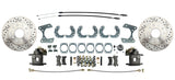 Ford 9" Rear End Disc Brake Kit w/ E-brake & Drilled/ Slotted Rotors DBK9LX Brakes MBM
